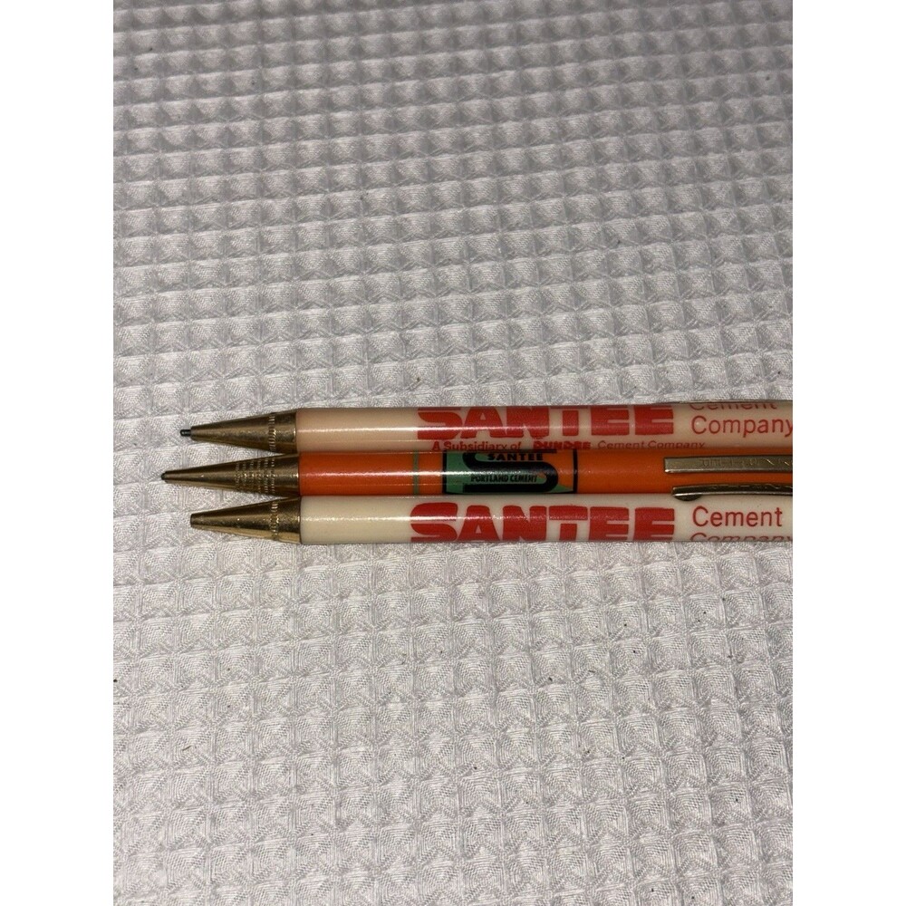Vintage Santee Portland Dundee Cement Advertising Ready Riter Mechanical Pencil
